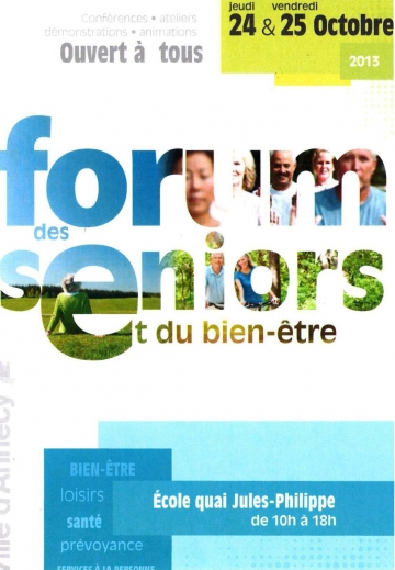 forum,senior,semaine bleue,annecy,retraite,conferences,ateliers