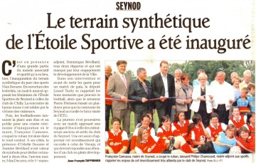 seynod,inauguration,stade,football