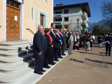 doussard,chasseur alpin,ceremonie,fourragere,monument