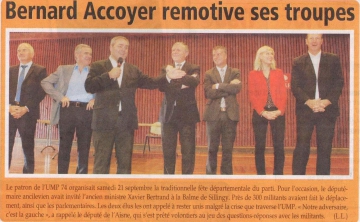 presse,dauphine,la balme de sillingy,fete departementale,ump 74,haute,savoie