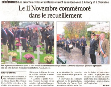 annecy,saint-jorioz,ceremonie,guerre,11 novembre