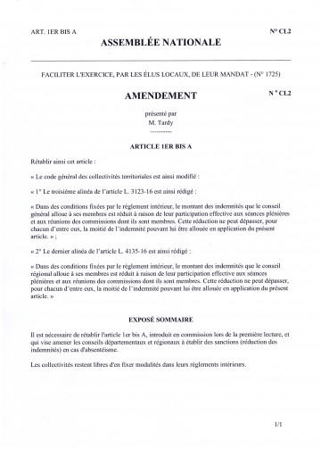 élu,local,indemnités,departemental,regionale,conseil,absentéisme,transparence