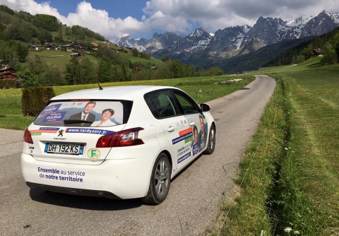 le grand bornand,tractage,campagne,boitage,aravis