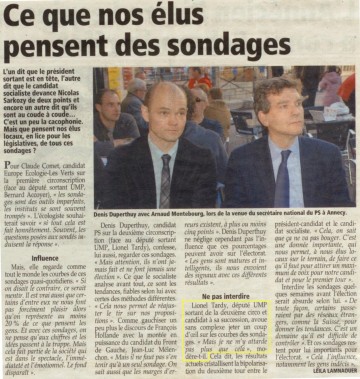 presse,essor,sondage,elus,elections