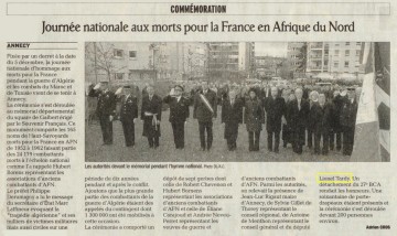 annecy,ceremonie,guerre,monument,algerie,afn