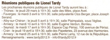 thones,reunion publique,legislatives 2012,bilan