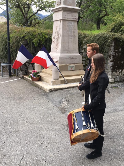 les clefs,ceremonie,8 mai 1945,haute-savoie