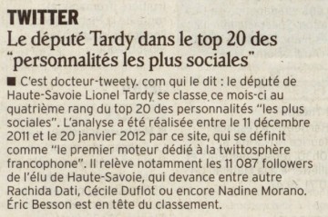 classement,twitter,lionel tardy,politique