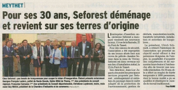 presse,eco,meythet,seforest,inauguration,locaux