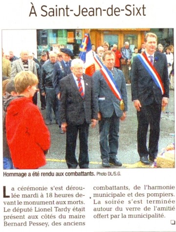 annecy,saint-jorioz,thones,saint-jean-de-sixt,les villards-sur-thones,morette,necropole,ceremonie,guerre,armistice,8 mai