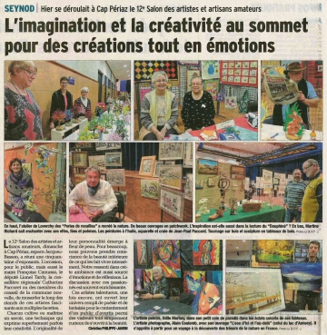 seynod,cap periaz,inauguration,haute-savoie,salon des artistes amateurs