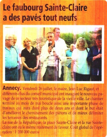 presse,dauphine,annecy,pavage,inauguration