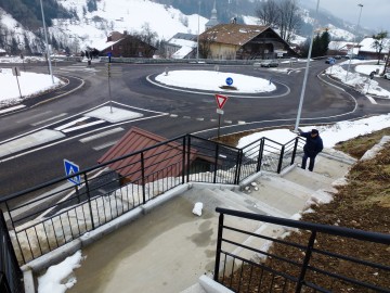 villards-sur-thones,inauguration,route,voiture,rond point,conseil general