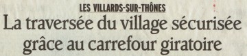 villards-sur-thones,inauguration,route,voiture,rond point,conseil general