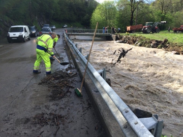 presse,dauphine,aravis,thones,manigod,intemperies,pluie,degats,sapeur pompiers