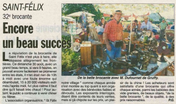 presse,dauphine,saint-felix,vide grenier,brocante,tardy,dubosson,bauquis