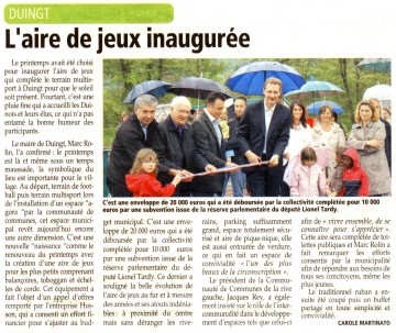 duingt,inauguration,jeux,enfant