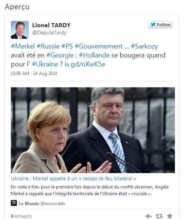 annecy,presse,dauphine,lionel tardy,tweet,ukraine,francois hollande