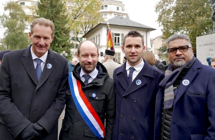 annecy,armee,armistice,chasseur alpin,guerre,ceremonie