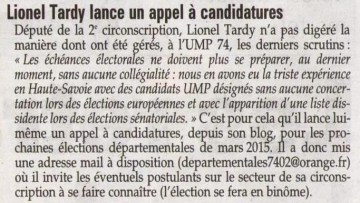 presse,dauphine,elections,conseil general,ump,departementales,annecy,thones,faverges,rumilly,canton