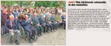 presse,dauphine,ceremonie,8 mai,annecy,tardy