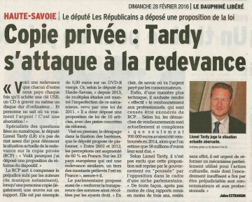 copie privée,rcp,redevance,proposition de loi,ppl,réforme,perception,professionnels,entreprises,culture