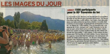 annecy,traversée du lac,85eme edition,haute-savoie