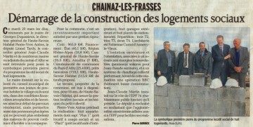 presse,dauphine,chainaz-les-frasses,logement,inauguration,plh,epf,foncier,reserve parlementaire