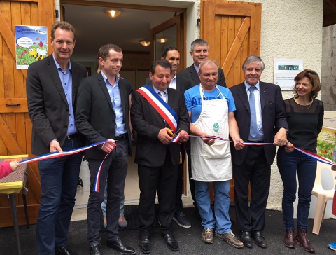 saint-eustache,inauguration,miellerie,bauges,haute-savoie,prese,dauphine