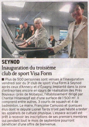 inauguration,seynod,sport,visaform