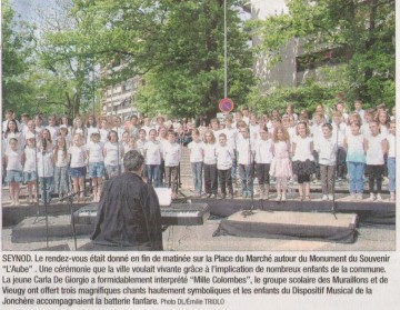 ceremonie,8 mai,dauphine,presse,annecy,faverges,sevrier