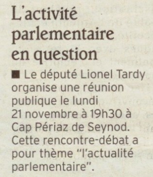 reunion,reunion publique,rencontre,debat,lionel tardy,seynod