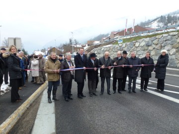 villards-sur-thones,inauguration,route,voiture,rond point,conseil general