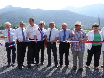 inauguration,carrefour,route,rd 1508,rond point,giratoire,conseil general