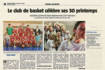 saint-jorioz,anniversaire,club de basket,ucb,haute-savoie