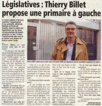 essor,presse,annecy,elections législatives,internet,lionel tardy,blog,facebook,twitter