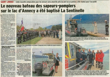 saint-jorioz,sentinelle,bateau de secours,lac d'annecy