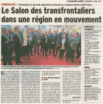 annemasse,inauguration,salon des transfrontaliers,leman express,rer,europe,gare,annecy,haute-savoie