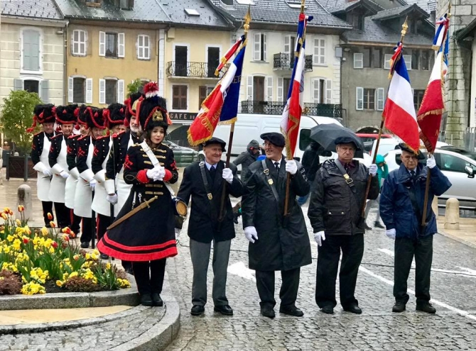 thones,ceremonie,tardy,guerre,8 mai 1945