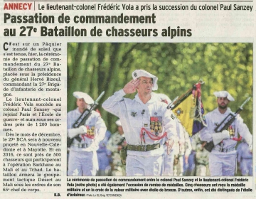 annecy,27eme bca,chasseurs alpins,passation,commandement,tardy