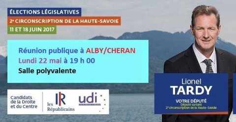 alby-sur-cheran,reunion publique,legislatives 2017,tardy,duliege,les republicains,haute-savoie