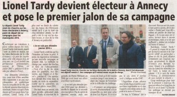 presse,essor,tardy,annecy,municipales,municipales 2014,meythet,rigaut,thorey