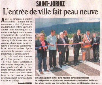 saint-jorioz,rond point,stade,route,circulation,rd 1508