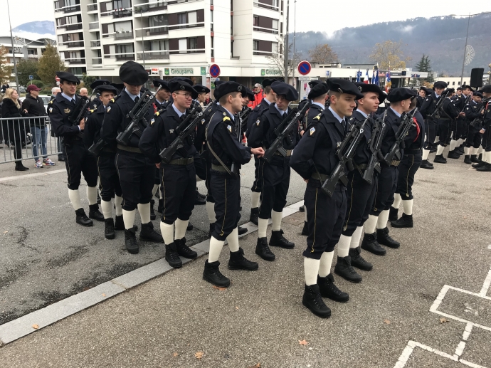 seynod,armee,soldat,ceremonie,11 novembre,armistice,27eme bca, chasseur alpin