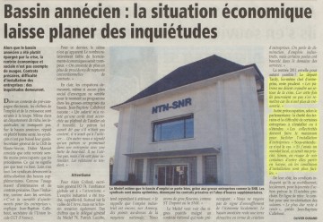 presse,essor,annecy,economie,bassin annecien,