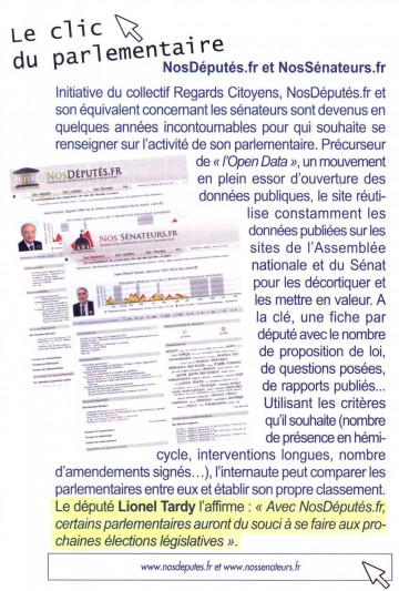 presse,revue parlementaire,legislatives 2012,nosdeputes.fr