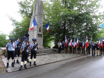 ceremonie,hommage,monument,saint-jorioz,pierre lamy,resistant,guerre