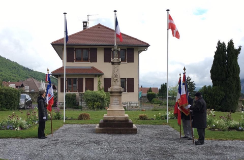 sevrier,ceremonie,8 mai 1945,haute-savoie