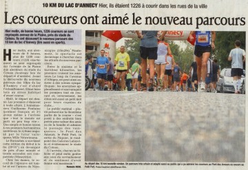 presse,dauphine,annecy,10km annecy,sport,course a pied,