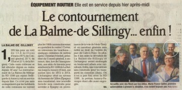 balme-de-sillingy,inauguration,presse,dauphine,route,deviation,transport,contournement,haute-savoie,conseil general